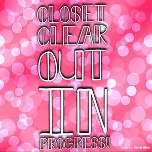 Closet clear out